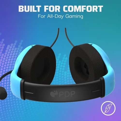 Vista 3 de PDP AIRLITE Wired Stereo Gaming Headset, Officially Licensed by Sony PlayStation 5, PS5/PS4/PS3/PC, Lightweight Durable Headphones, 3.5mm Audio