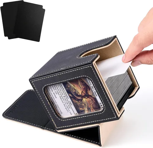 Vista 37 de Venssu Angel Themed MTG Deck Box with Commander Display (White and Grey)