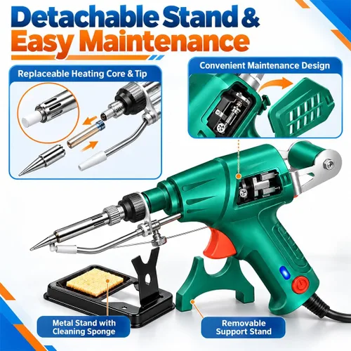 Vista 5 de 2027 Upgraded Laser Welder, Precision Internally Heated Industrial Laser Welding Tools, 5 In 1 Handheld Welder 110 Volt Portable, Multi-Function