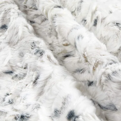 Vista 2 de Shannon Minky Luxe Cuddle Snowy Owl Aleación, tela por yarda