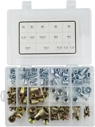 Vista 4 de Kit de herramientas de tuerca remachadora profesional de 16 pulgadas, herramienta remachadora estilo palanca con indicador de carrera visual, el kit