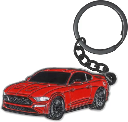 Vista 10 de Llavero para Ford Mustang,Para Ford Mustang Accesorios 2015-2020,Llavero de metal