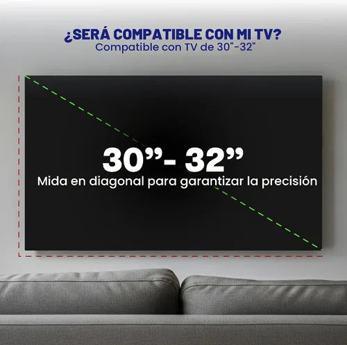 Vista 3 de VIVO Cubierta de TV de pantalla plana para pantallas de 30 a 32 pulgadas