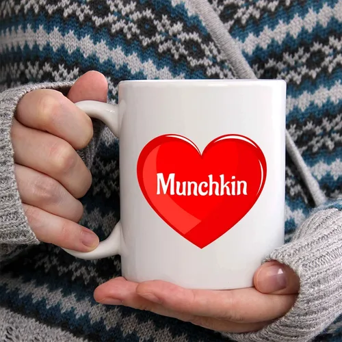 Vista 2 de Munchkin - Taza de café de cerámica personalizada con nombre, taza personalizada, regalo personalizado de cumpleaños/Navidad, regalo de vacaciones