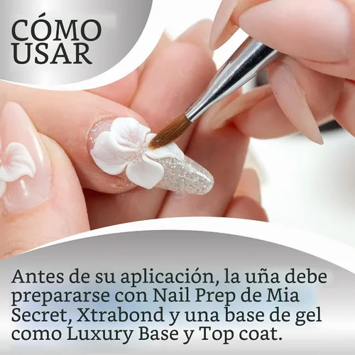 Vista 7 de Mia Secret Bio Builder Gel - 0.5 fl oz (blanco)