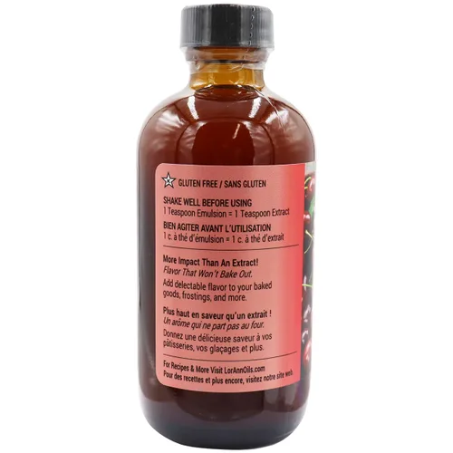 Vista 2 de LorAnn - Emulsión de panadería de cereza, botella de 4 onzas
