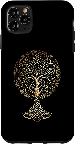 Vista 11 de Funda con nudo celta con símbolo vikingo nórdico para iPhone 15