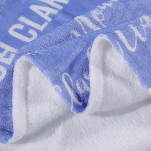 Vista 3 de Se envía al día siguiente: manta de bebé personalizada para niños y niñas, manta de franela, mantas para recién nacidos, regalos personalizados