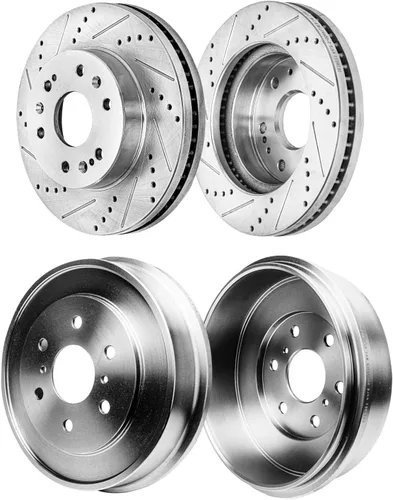 Vista 30 de Detroit Axle - Kit de freno delantero para Honda Odyssey 1999-2004 2001-2002 MDX Rotores de freno de disco Pinza de freno de disco con soporte