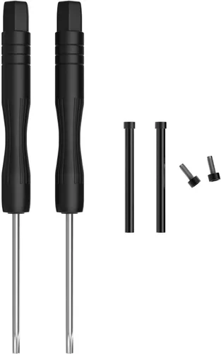 Vista 4 de Accesorio de tornillo compatible con Garmin Forerunner 235 Smart Watch, 2 piezas de acero inoxidable tornillos de repuesto herramienta de extracción