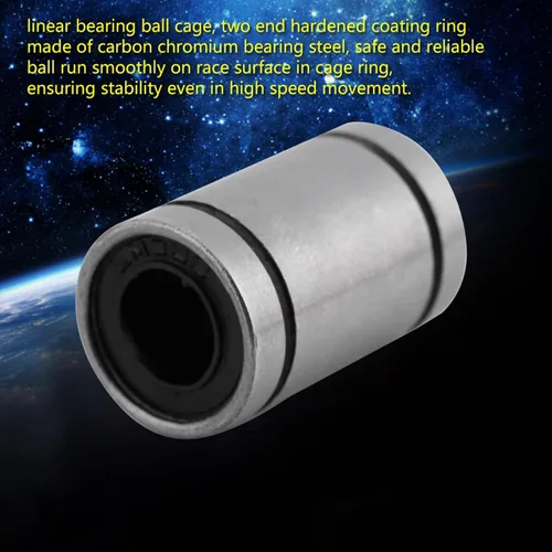 Vista 5 de misumi Cojinetes lineales lm8uu 8 × 6 × 4 10 unids lm8uu 0.315 in cojinete de movimiento lineal para impresora de varilla de 0.315 in piezas CNC
