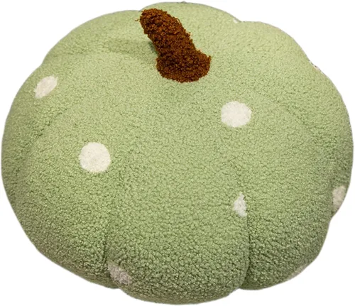 Vista 9 de Almohada decorativa de calabaza, cojín de suelo, cojín de sofá, almohada de lectura para automóvil (azul, 7.8 pulgadas)