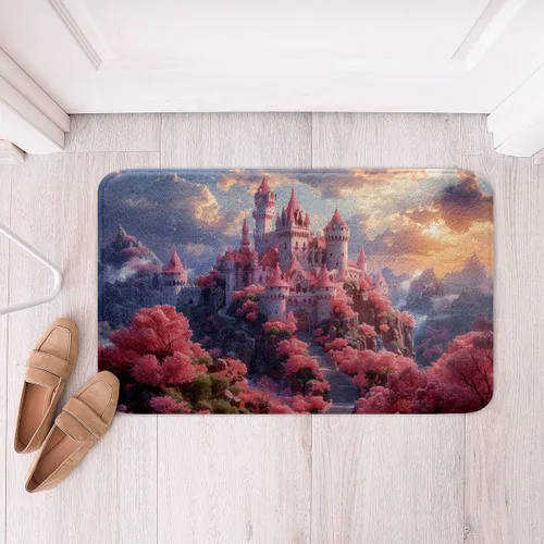 Vista 18 de Alfombras de baño de bailarina para niños, diseño de estrellas y corazones con notas musicales, decoración de habitación de niñas y mujeres