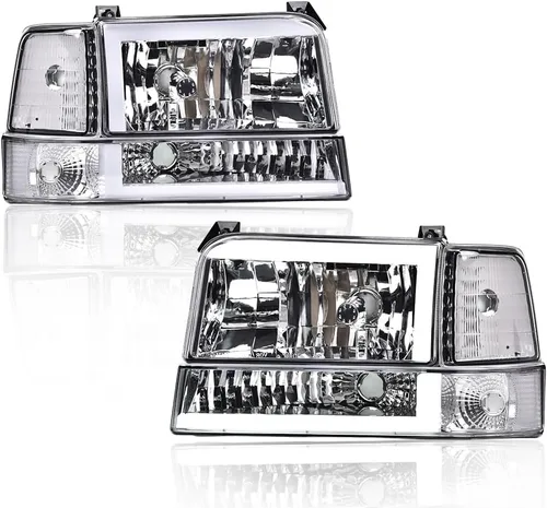 Vista 12 de CHEDA Conjunto de Faros Delanteros Faro Compatible con GMC Canyon/Chevy Colorado 2004-2012 Conjunto de Faros Luces de Parachoques