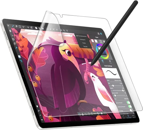 Vista 7 de JETech Protector de pantalla de papel para Samsung Galaxy Tab S10 Ultra/Tab S9 Ultra de 14.6 pulgadas, antirreflejo, película de PET mate