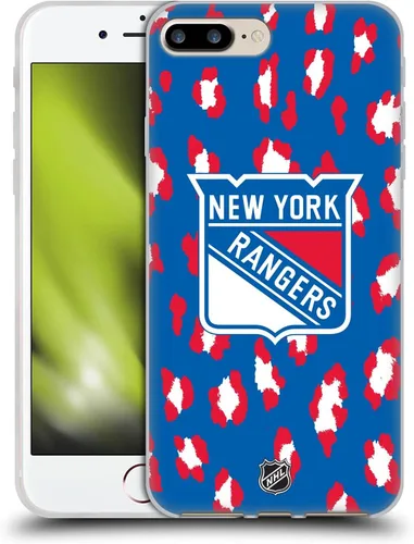 Vista 238 de Head Case Designs Funda de gel suave con licencia oficial de la NHL Camouflage New York Rangers compatible con Apple iPhone 7 Plus/iPhone 8 Plus