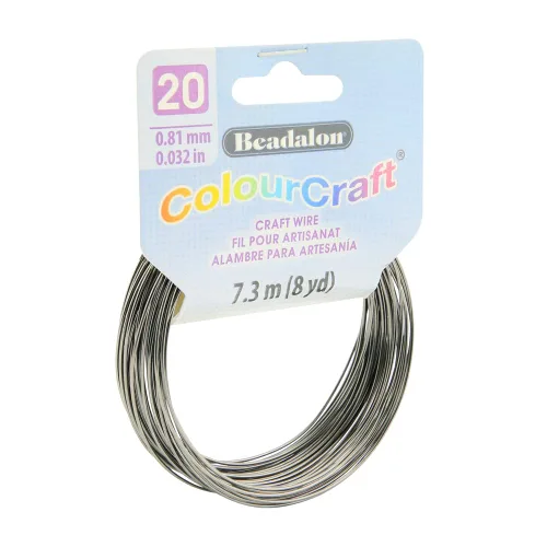 Vista 17 de Beadalon ColourCraft - Alambre para hacer joyas, artesanía pesada, núcleo de cobre estructural, calibre 16, bobina de cobre de 2.3 yardas