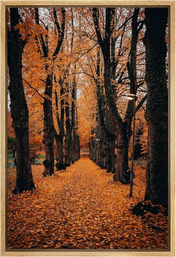 Vista 25 de SIGNWIN Lienzo enmarcado para pared, decoración de guardería de bosques, pájaros voladores, acuarela, montaña, bosque, naturaleza, arte moderno