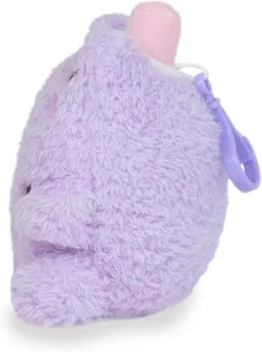 Vista 3 de Cuddle Barn PlushGoals - Mini Boba Wawa Clip súper suave y lindo Kawaii rana de peluche de animal de peluche, llavero para bolsa, 4 pulgadas