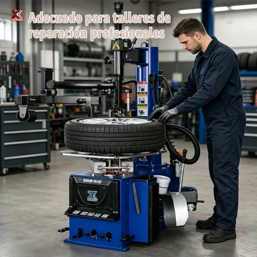 Vista 4 de XK Cambiador automático de neumáticos, 1.5 caballos de potencia, balanceador de llanta, Combo 960 680