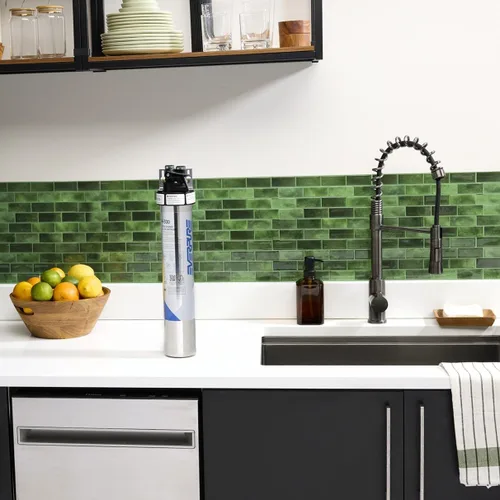 Vista 8 de Pentair Everpure H-300 Sistema de agua potable, EV927076, certificado NSF para reducir el plomo, incluye cabezal de filtro, cartucho de filtro
