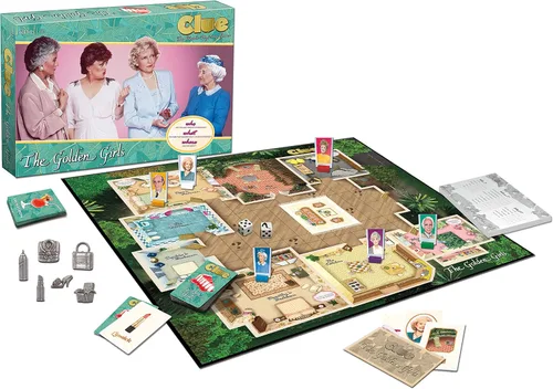 Vista 3 de USAopoly The dorado Girls Clue Juego de mesa