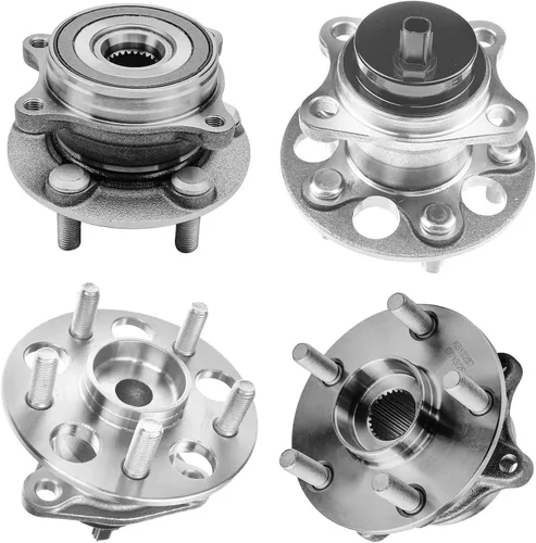 Vista 133 de Detroit Axle - Kit de suspensión delantera 4WD para Nissan Frontier Pathfinder Xterra, 2 cubos de rodamientos de ruedas, 2 brazos de control