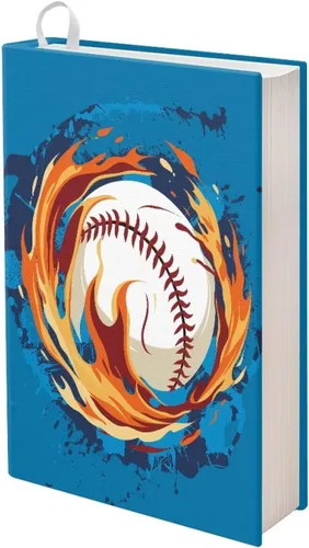 Vista 15 de Rnyleeg Fundas de libro de fútbol americano para niños escolares de 9 x 11 pulgadas, funda elástica para libro de tapa dura, funda protectora