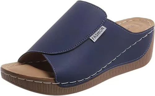 Vista 9 de Sandalias ortopédicas para mujer con soporte para el arco, sandalias cómodas para caminar, sandalias ortopédicas de verano