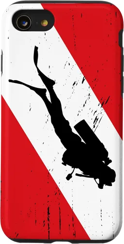 Vista 16 de Funda de buceo para iPhone 17, regalos de buceo, diseño vintage de buceo