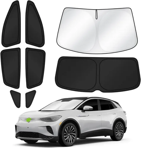 Vista 110 de Canvcle Parasol para parabrisas para Tesla modelo Y/3 2017-2025 2026 (compatible con modelos 2025 Y Juniper/2024 Modelo 3 Highland), parasol grueso