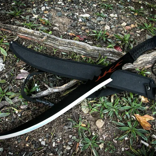 Vista 2 de Espada de fantasía del Samurai Red Flame BladesUSA HK-1482