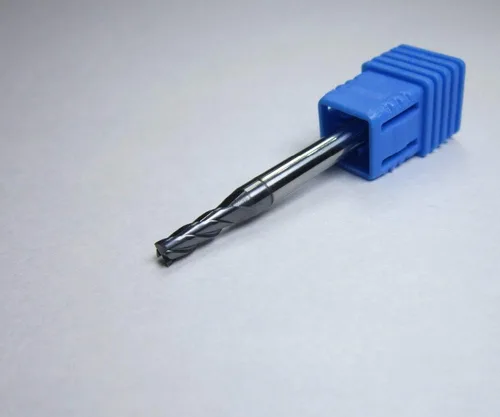 Vista 2 de 10PCS 3mm tungsten carbide end mills CNC lathe milling cutter four 4 flutes for general steel soft materials endmills