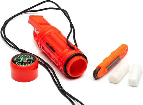 Vista 4 de SOL Fire Lite - Herramienta de supervivencia 8 en 1 para camping, paquete