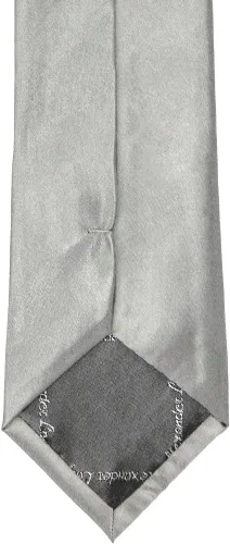 Vista 468 de tiemart Corbata de color sólido para hombre Longitud estándar