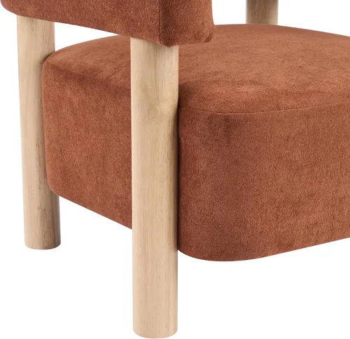 Vista 14 de Christopher Knight Home Carly - Silla decorativa de perfil bajo, silla tapizada de barril Boucle, cómoda silla de lectura para dormitorio, sofá