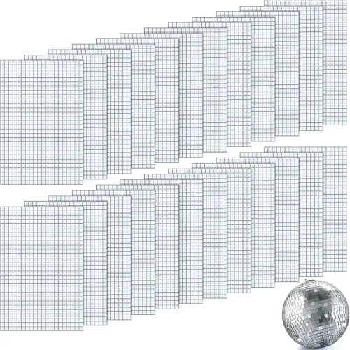 Vista 18 de Azulejos de mosaico autoadhesivos para proyectos de manualidades, 0.197 x 0.197 in (verde, 7200 piezas)