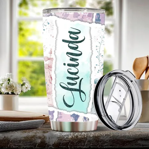 Vista 5 de Regalos inspiradores personalizados para mujeres, taza de viaje, botella de agua, regalo para mamá, esposa, hija, niñas, Navidad, cumpleaños, día