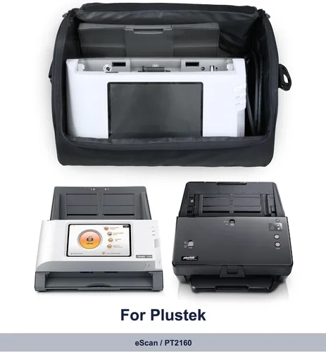 Vista 4 de plustek Estuche de transporte para escáner de documentos de gran tamaño - Para la serie eScan Cubierta antipolvo y protector: apto para plustek