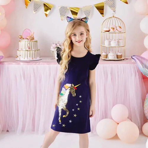Vista 6 de DXTON Vestidos de tutú de manga larga para niñas pequeñas de invierno para niñas de 2 a 8 años
