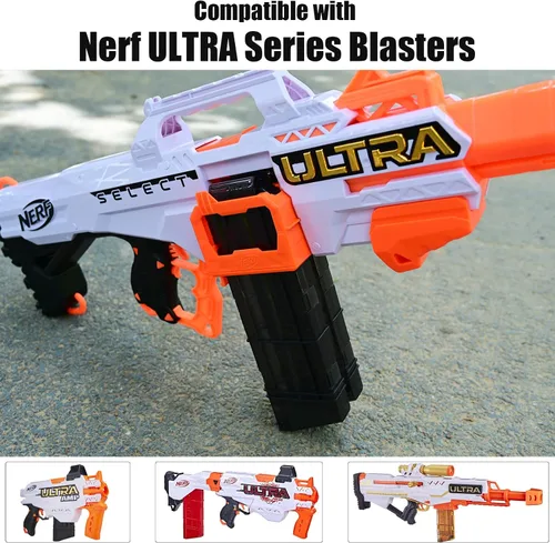 Vista 4 de Ultra Magazine, 12 dardos para cargador Nerf Ultra, 2 unidades, color negro