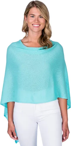 Vista 19 de CLAUDIA NICHOLE by Alashan Poncho estilo vestido, 100% cachemira Ejército/1032