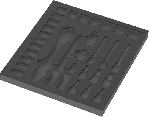 Vista 49 de Wera 05150112001 9722 Inserto de espuma 8000 C Zyklop Juego de trinquete de 1/2" 1, 31 piezas