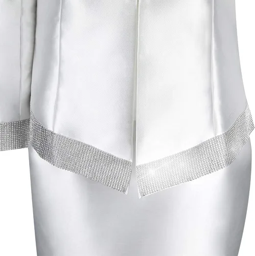Vista 7 de Go Mai Las mujeres de la iglesia trajes de vestido de la iglesia traje para las señoras madre regalos ocasión especial boda partido formal iglesia