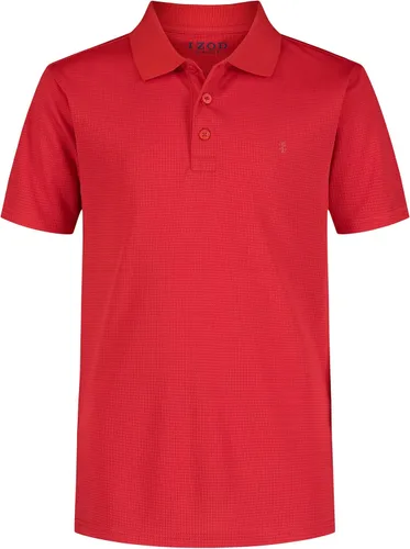 Vista 16 de Izod Boys' Performance Golf Grid Short Sleeve Stretch Collared Polo Shirt Atomizador Raya Azul