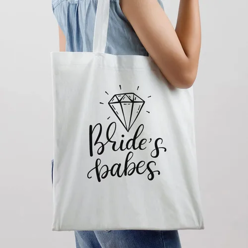 Vista 4 de TBF Bolsa de mano personalizada para novia, despedida de soltera, despedida de soltera, damas de honor, despedidas de soltera, bonitas bolsas
