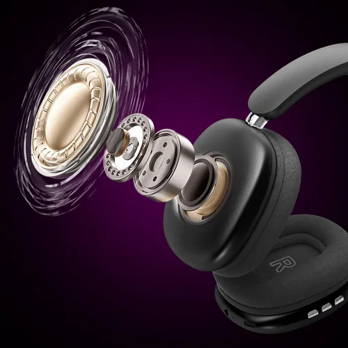 Vista 5 de Mpods - Auriculares inalámbricos con reducción de ruido Bluetooth 5.4 con micrófono, audio de alta resolución, tiempo de reproducción de 48 horas