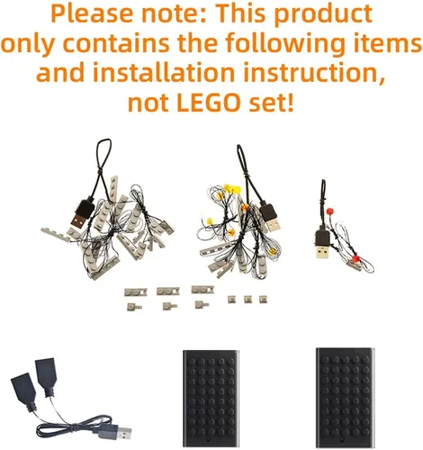 Vista 3 de GEAMENT Kit de luz LED compatible con Lego Daily Bugle - Juego de iluminación para modelo de construcción 76178 (juego de modelos no incluidos)
