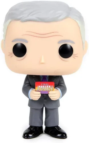 Vista 5 de Funko TV: Jeopardy - Alex Trebek Pop! Figura de vinilo (incluye funda protectora compatible con caja Pop Box)