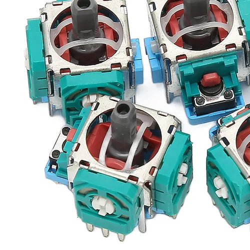 Vista 7 de 5 piezas de joystick de repuesto para ps5, nuevo stick analógico para ps5, compacto y preciso Gamepad 3D, palillos de pulgar de rueda, joystick